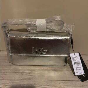 Nicole Miller Silver Crossbody Bag